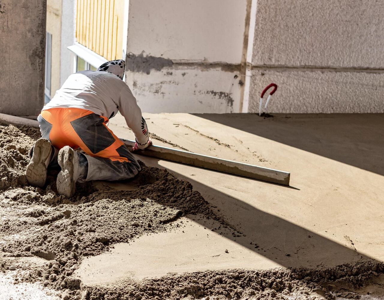 Réalisation de chape